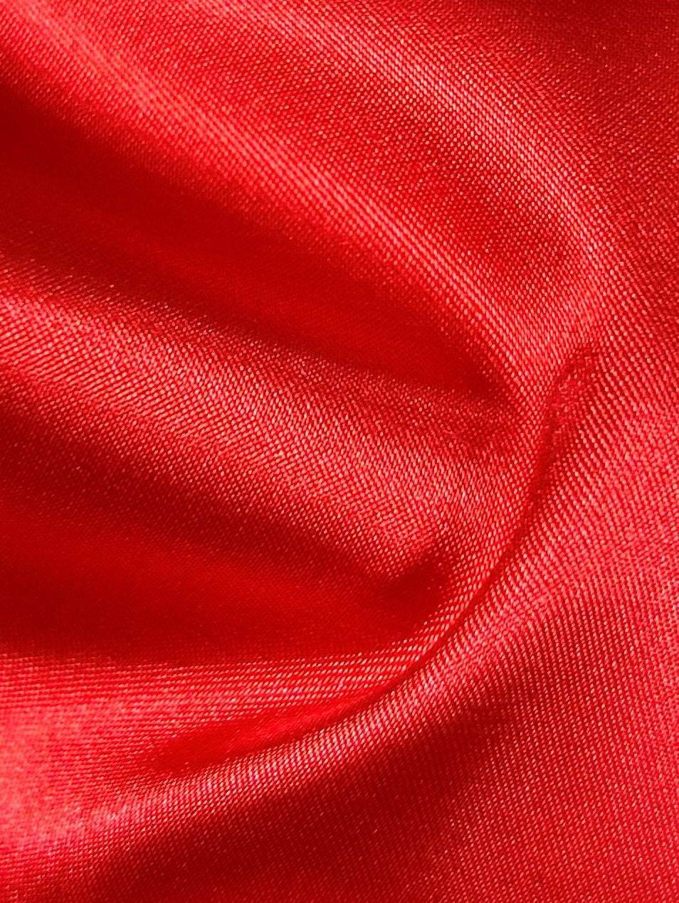 Satin Stretch Polyester Rouge - Empathie