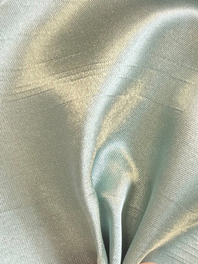 Dupion en satin de polyester sauge - Clarté