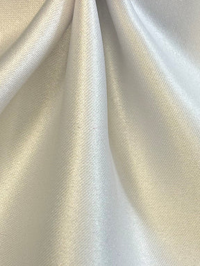 Satin Polyester Argenté - Majestic