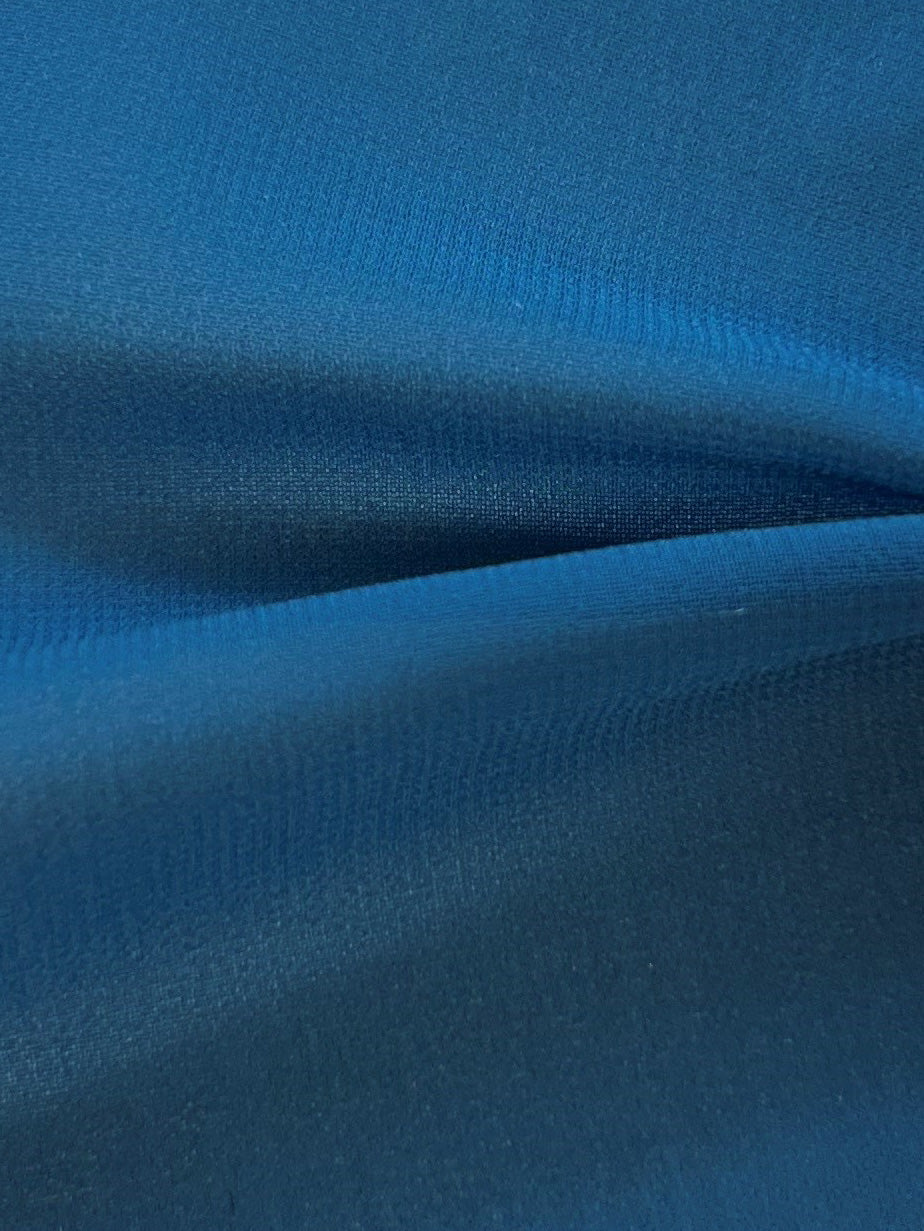 Tissu Mousseline de Polyester Bleu Sarcelle - Serendipity