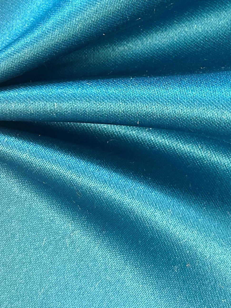 Satin Polyester Bleu Sarcelle - Majestic