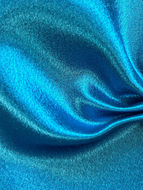 Satin Crêpe Polyester Turquoise - Désir