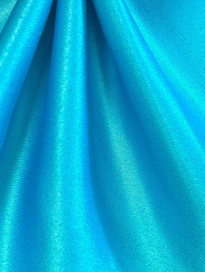 Satin Polyester Turquoise - Majestueux