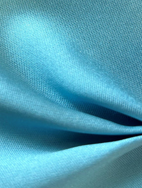 Satin de soie mélangé turquoise - Suave