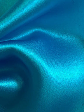 Satin de Soie Turquoise - Splendeur