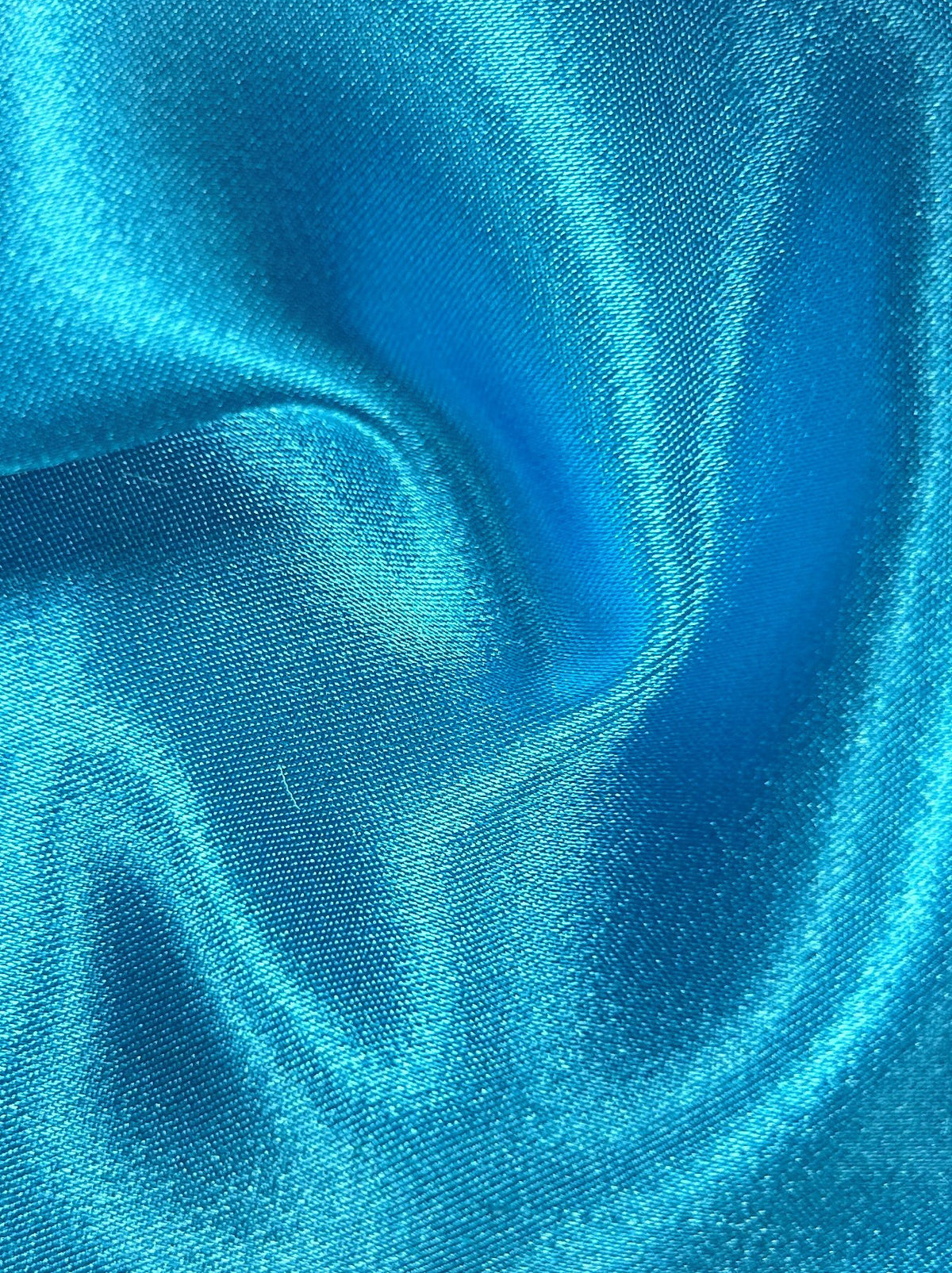 Satin Stretch Polyester Turquoise - Empathie