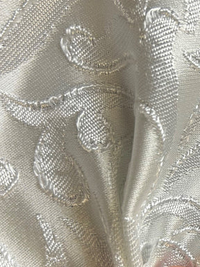 Brocart Jacquard Blanc - Enchantement