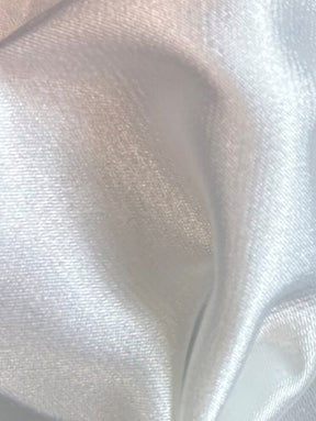 Satin Poly Stretch Blanc - Cérémonie