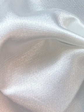 Satin Poly Stretch Blanc - Cérémonie