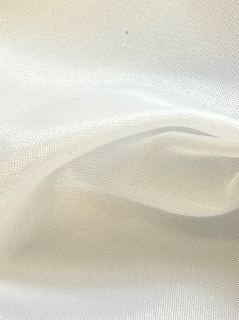 Tissu Doublure Polyester Blanc - Éclipse