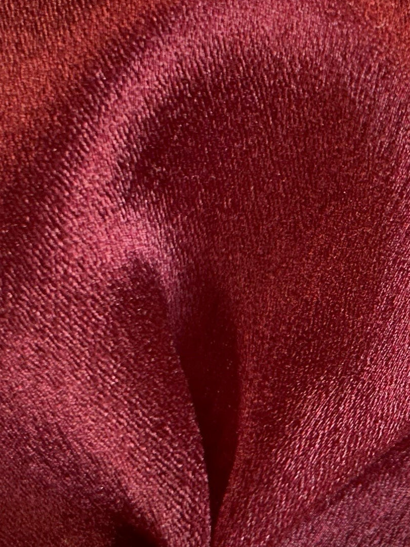 Satin Organza Polyester Vin - Bonheur