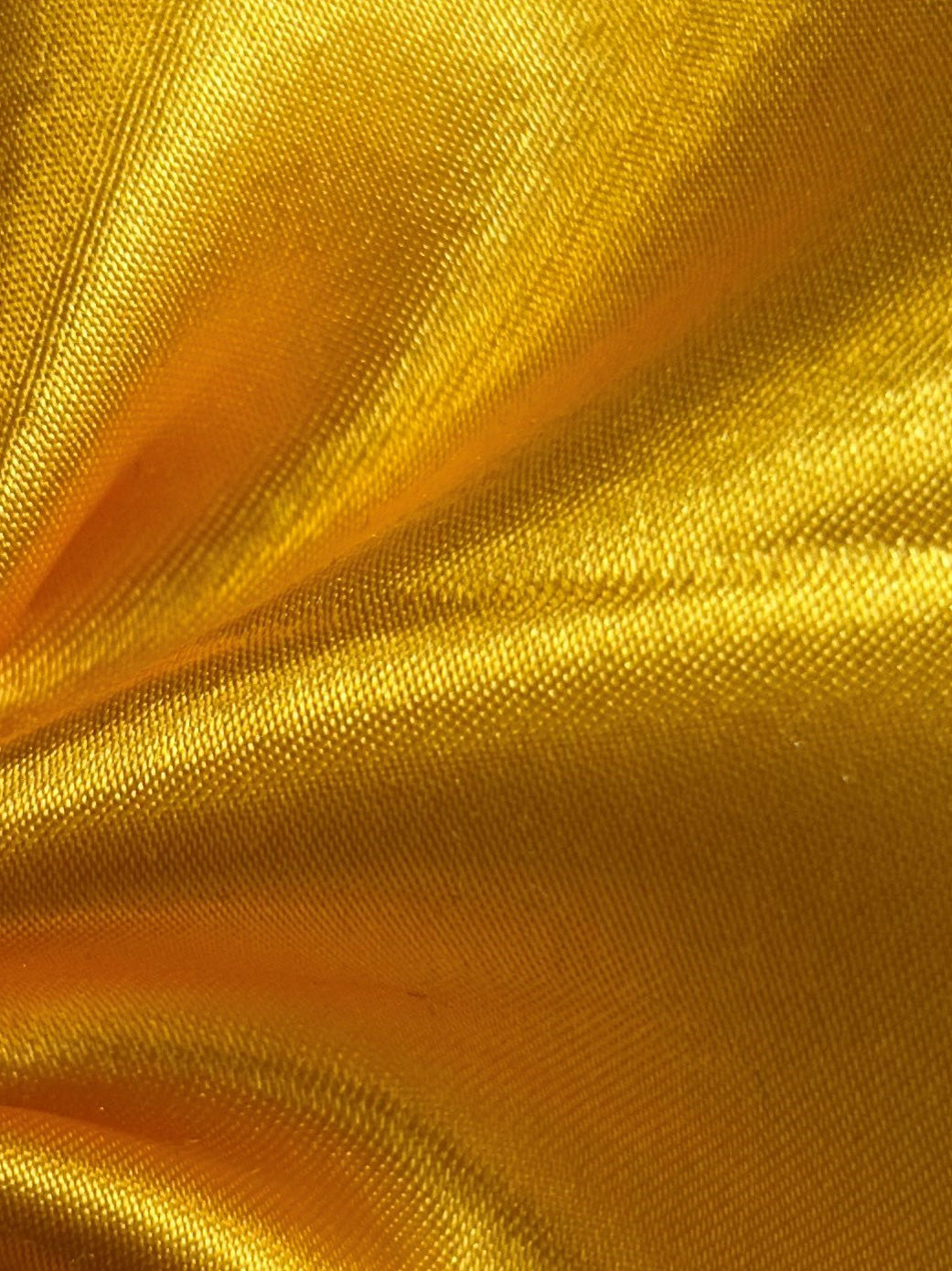 Satin Polyester Jaune - Ascot