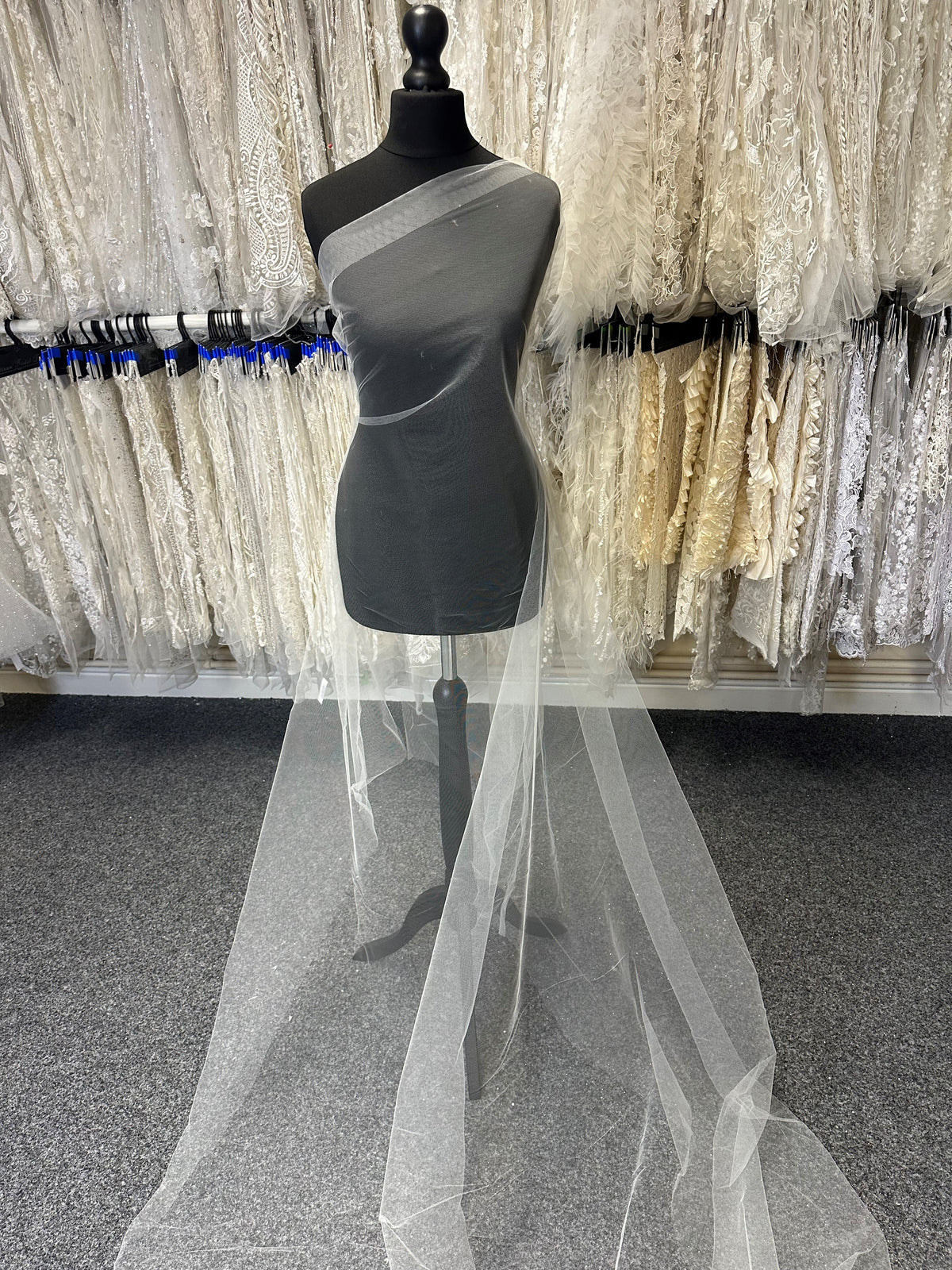 Tulle de mariée ivoire pour voiles – Crescendo