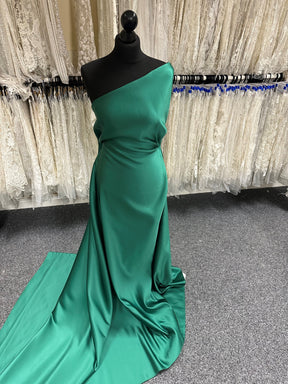 Satin Duchesse Polyester Vert Forêt - Contessa