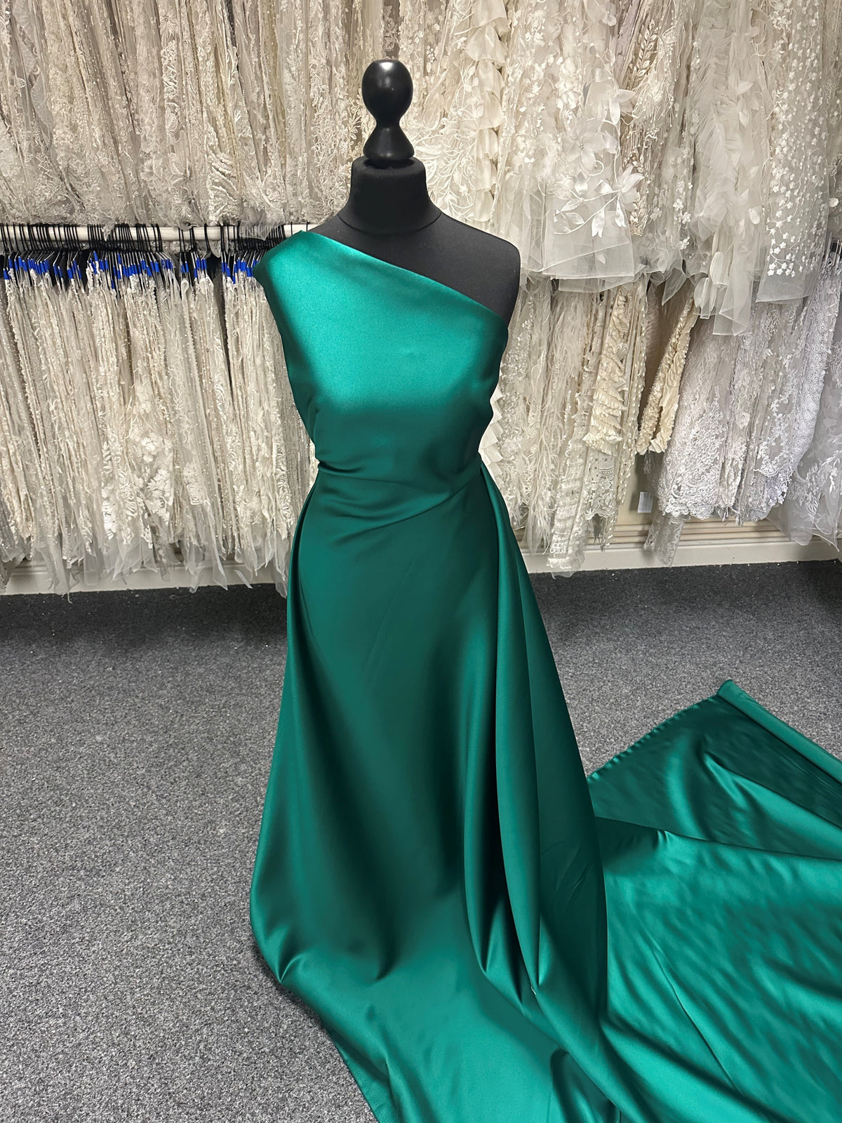 Satin Duchesse Polyester Jade - Contessa