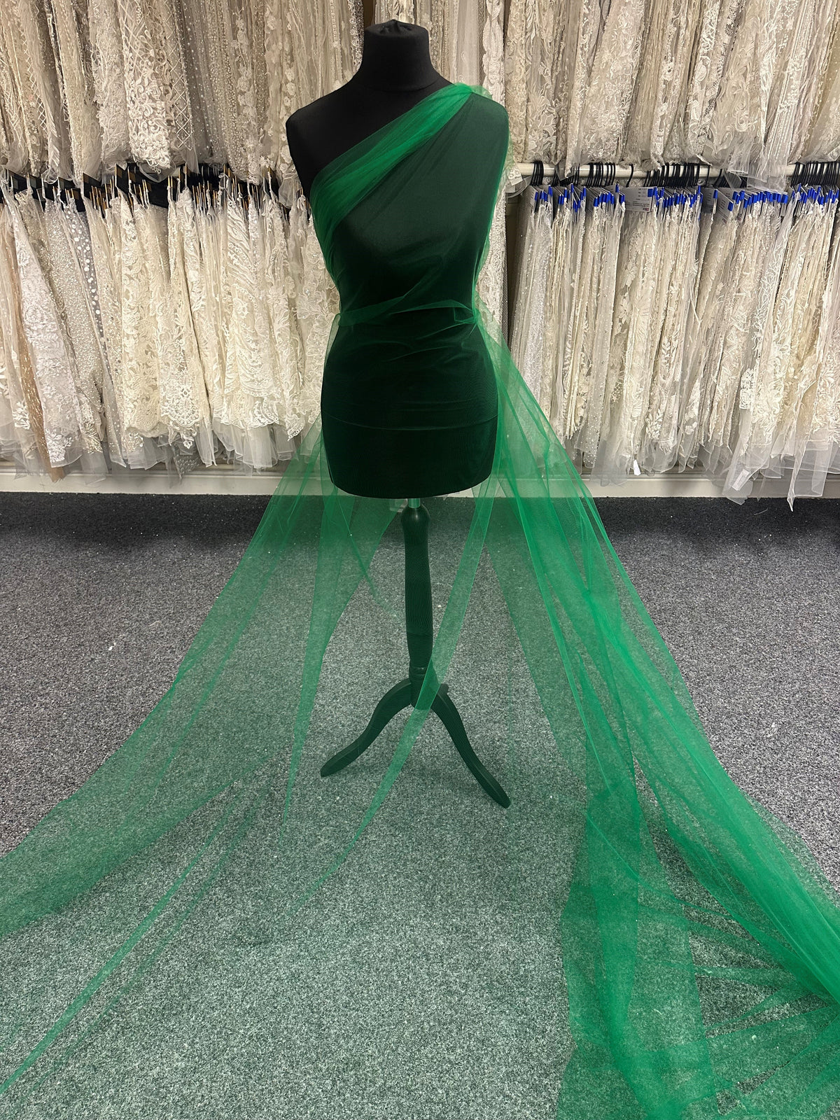 Tulle Vert Forêt pour Voiles – Climax