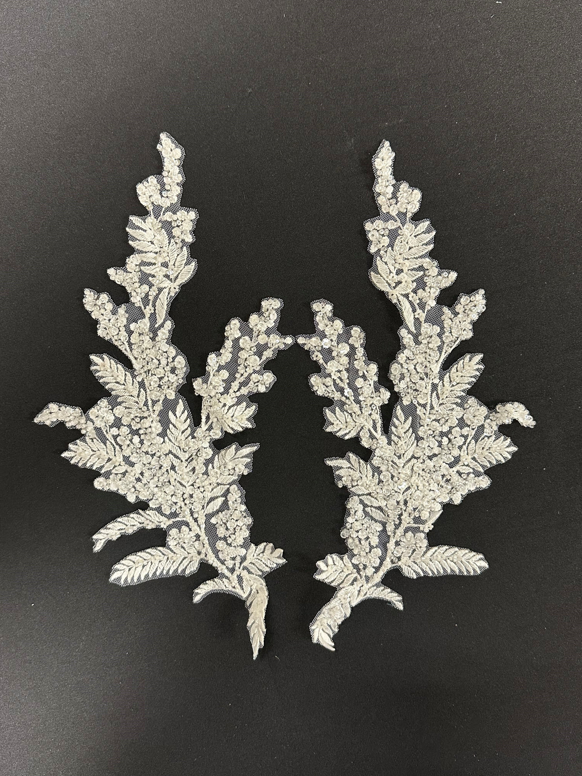 Appliques de dentelle de mariée ivoire - Bellis