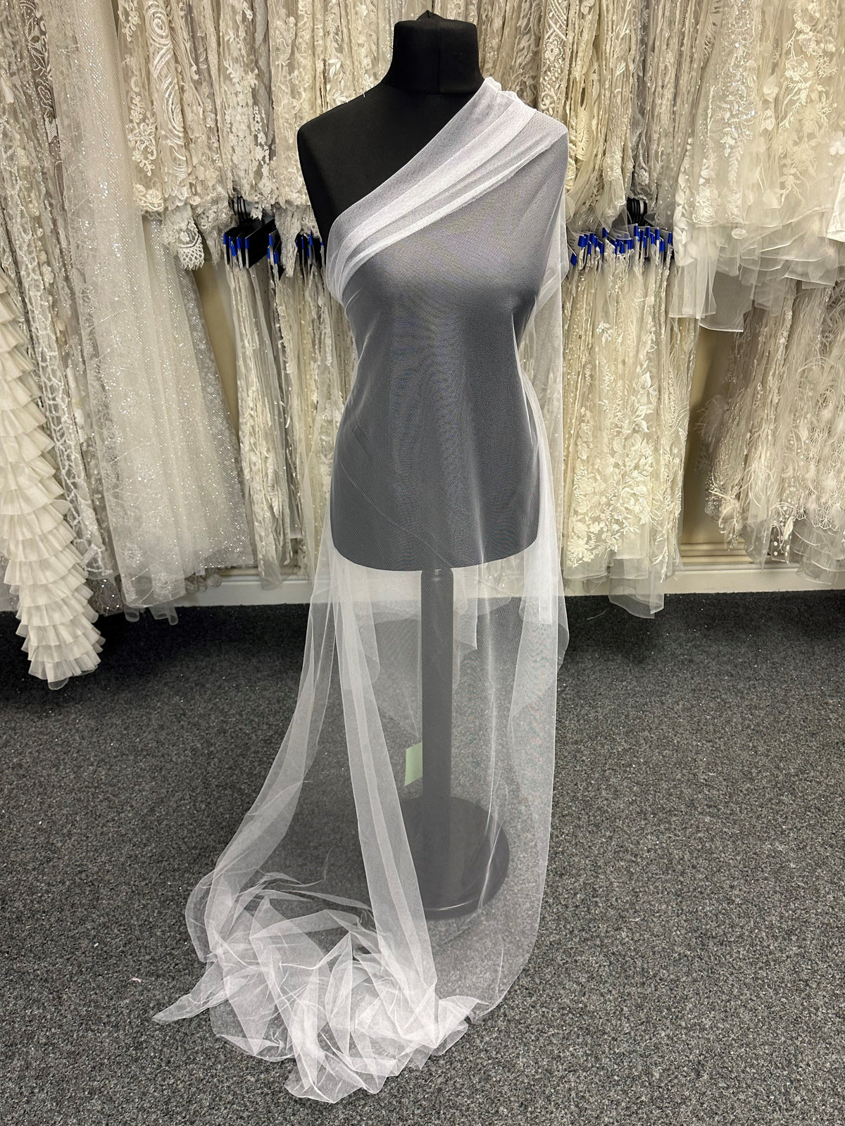 Tulle Eco Veiling Blanc - Winsome