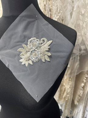 Applique en cristal brodée - Portal Bridal