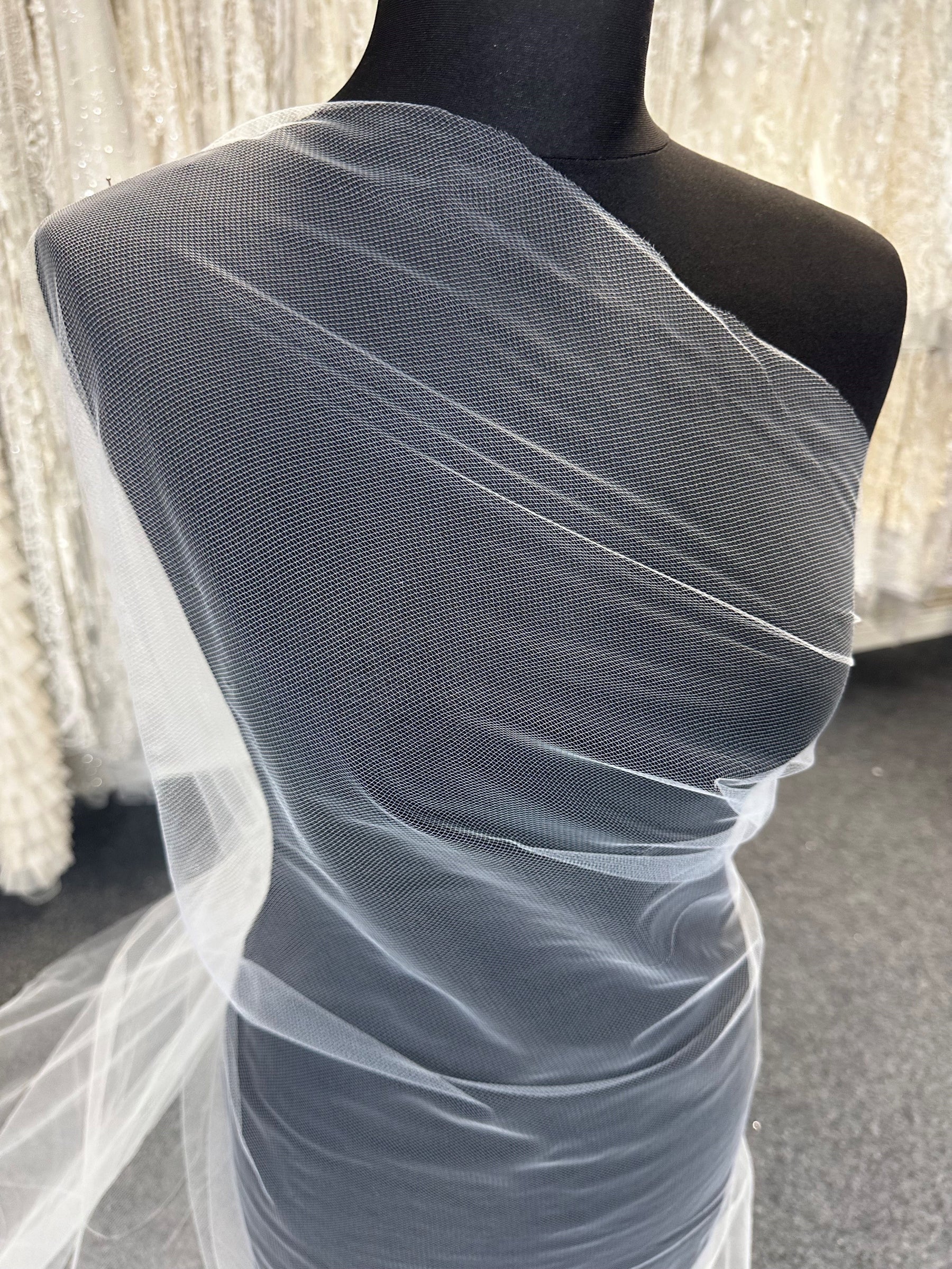 Tulle de mariée ivoire pour voiles - Baritone