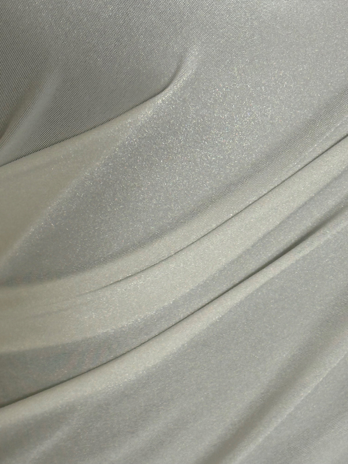 Satin Polyester Stretch Ivoire - Confiance