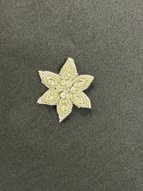 Applique en fleur cristalisée - Deidre