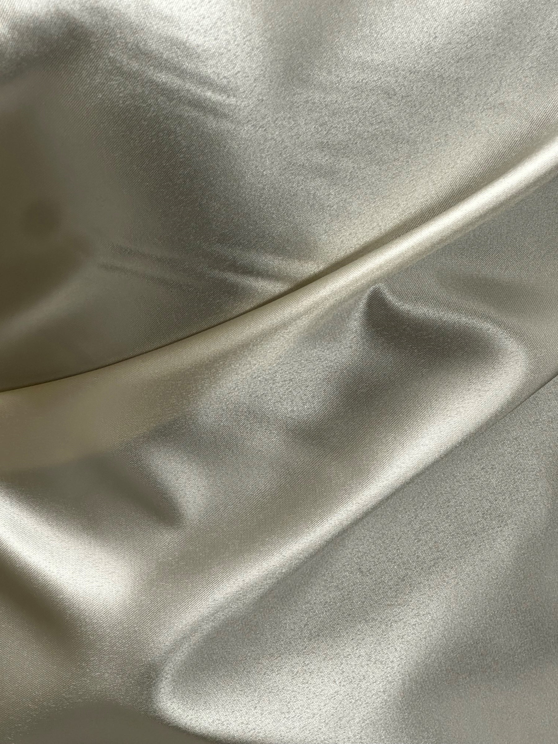 Satin Polyester Ivoire - Charité