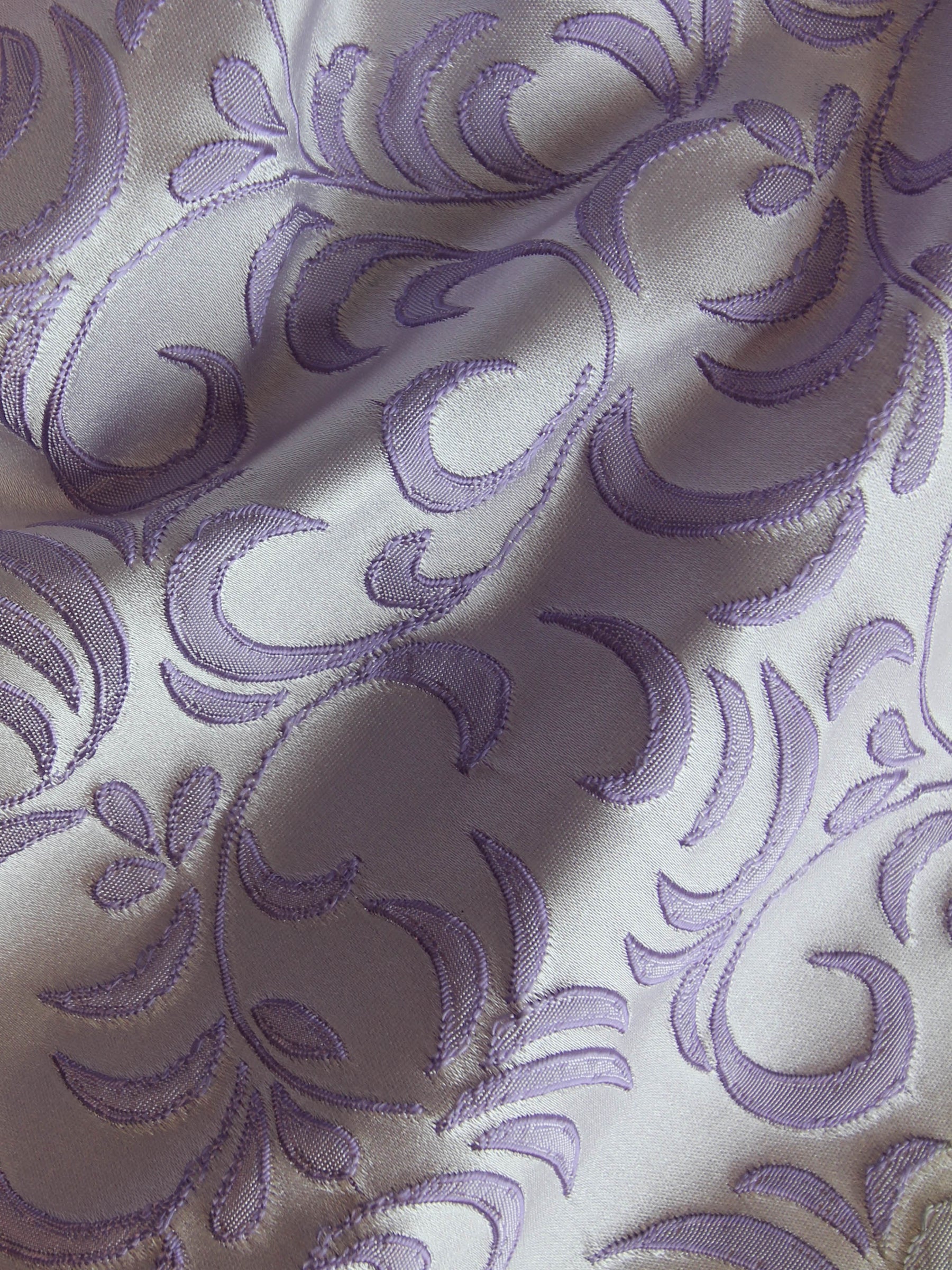 Tissu Jacquard Lilas - Nice