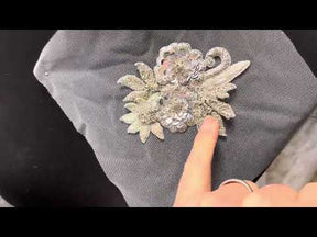 Applique en cristal brodée - Portal Bridal