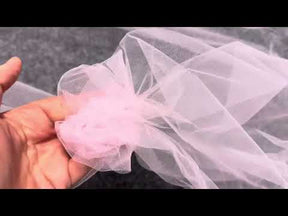 Tulle écologique rose pour voiles – Tease