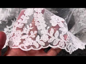 Dentelle Cordonnée Blanche - Delmira