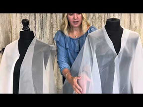 Eco Polyester Organza - Thespian