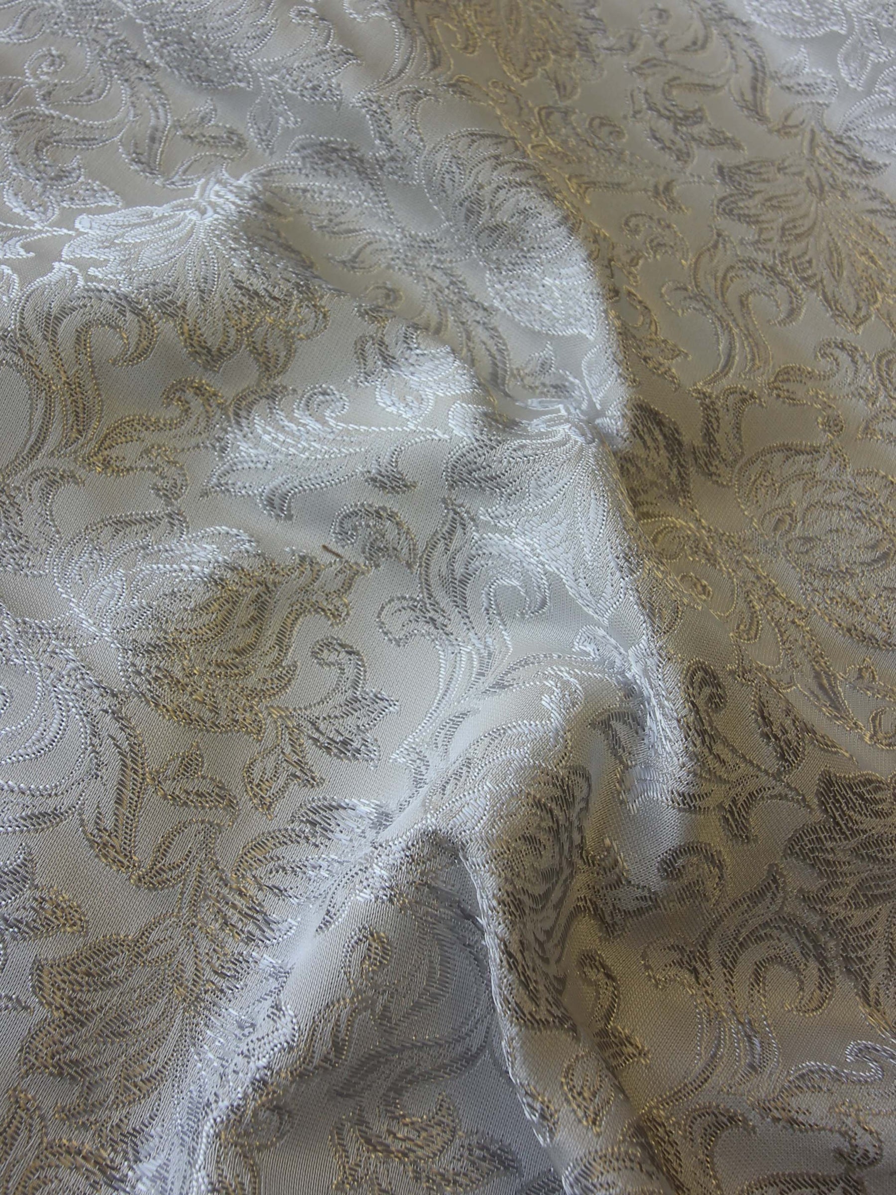 Brocart Jacquard Argenté - Yorkshire